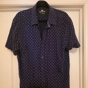 Buttercloth Icy Cotton Men's Short Sleeve Button Down Shirt